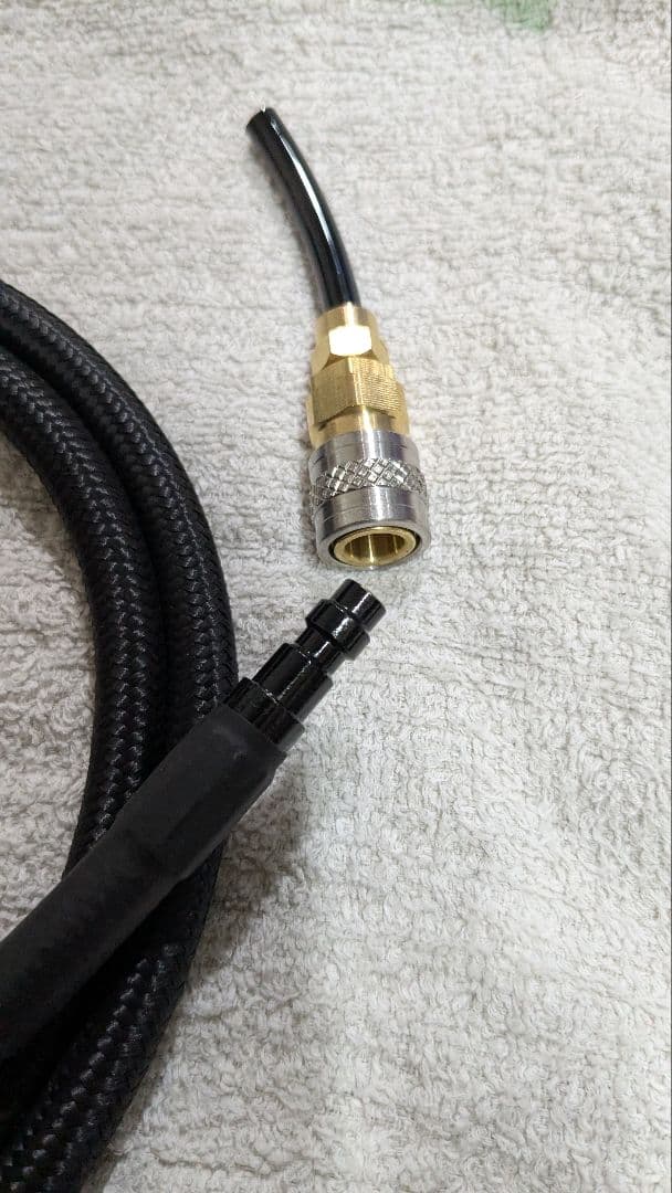 HPAホース 外部ソース Co2 ワンタッチコネクタ マルイマガジンアダプター