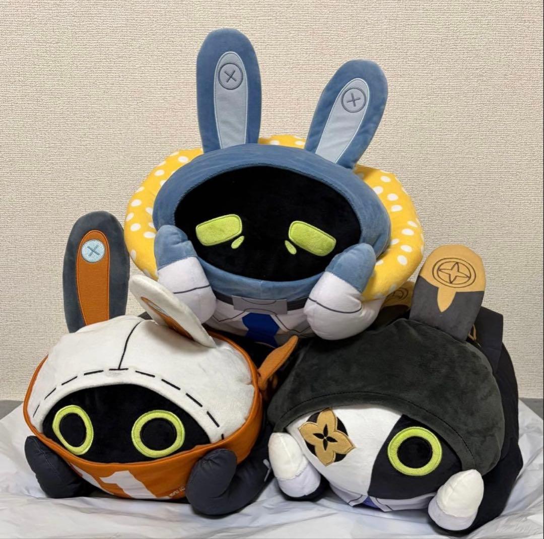 GIGO限定 ゼンゼロ ボンプ 寝そべりぬいぐるみ 3種 コンプセット