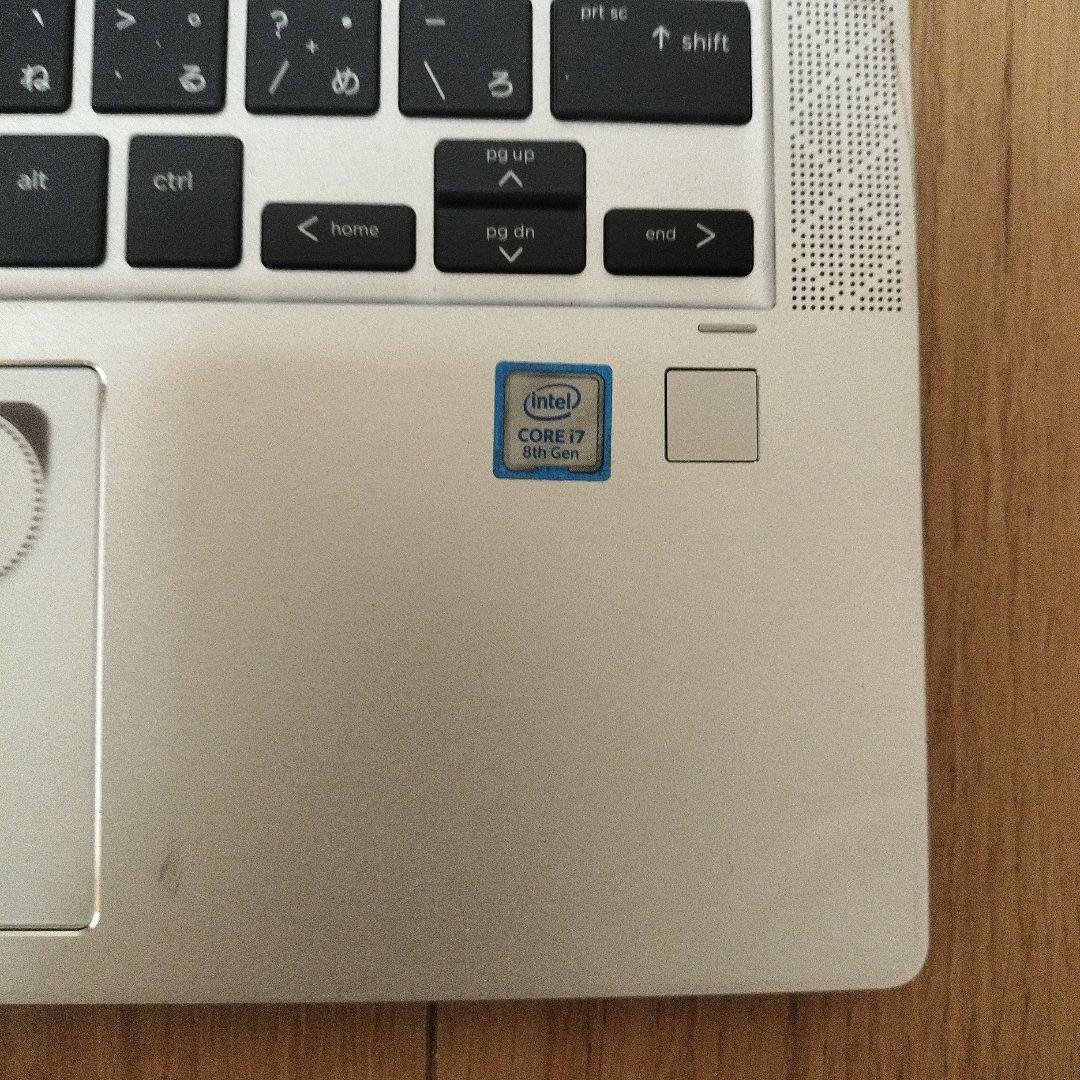 HP EliteBook シルバーノートPC Intel i7 通電確認済み