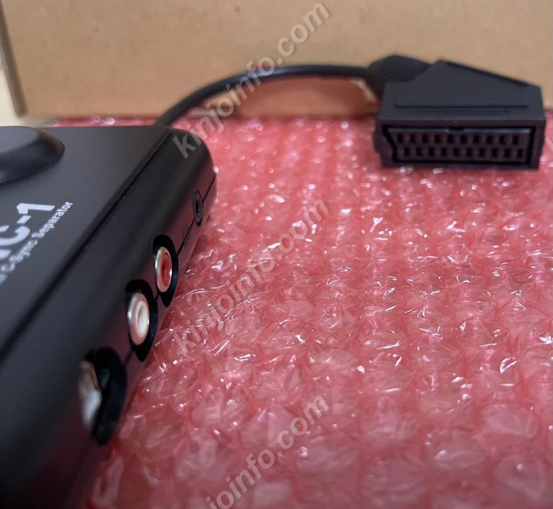 21ピンRGBマルチ端子対応 複合同期分離ユニットXSYNC-1【新品未使用