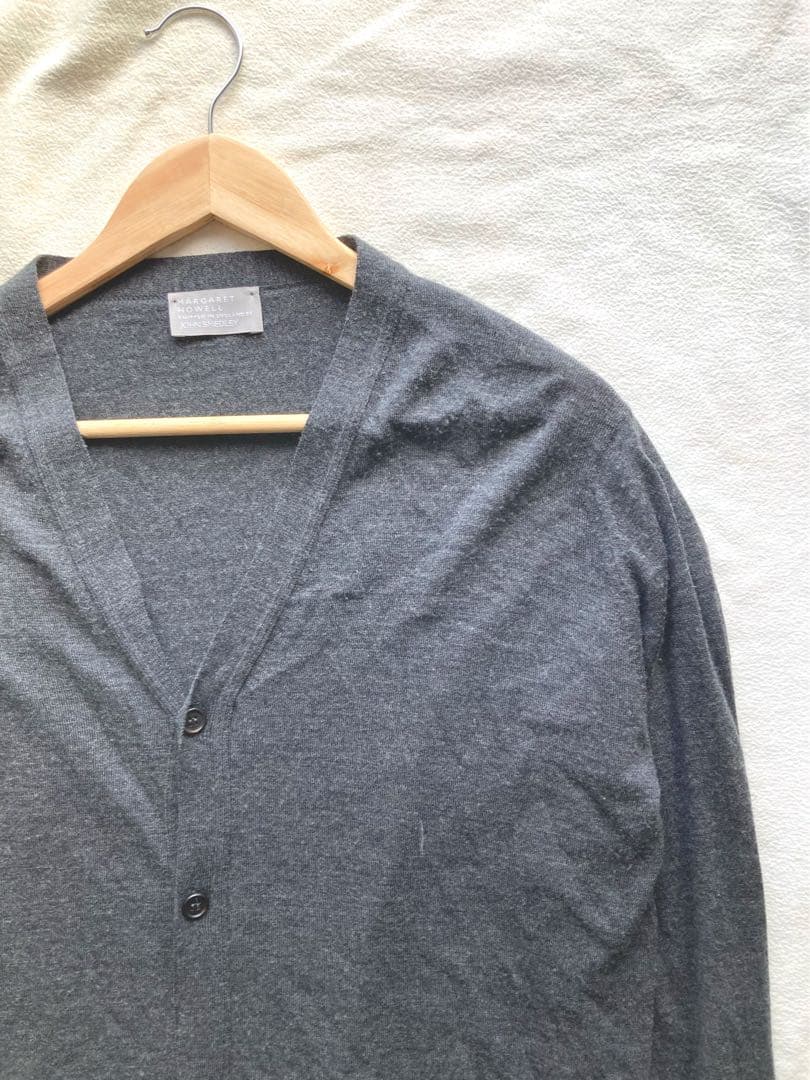 マーガレットハウエル別注 ジョンスメドレー カーディガン