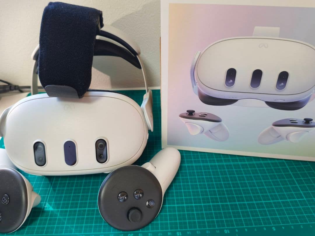 メタクエスト3 動作品 Meta Quest 3」を仕事に生かす 最大5画面のデスクトップを表示するMR