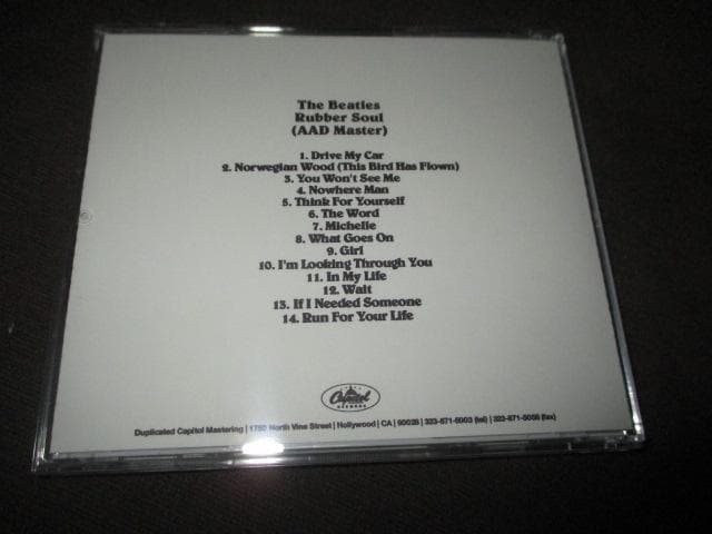 Beatles Rubber Soul (RARE!! AAD Master) - メルカリ
