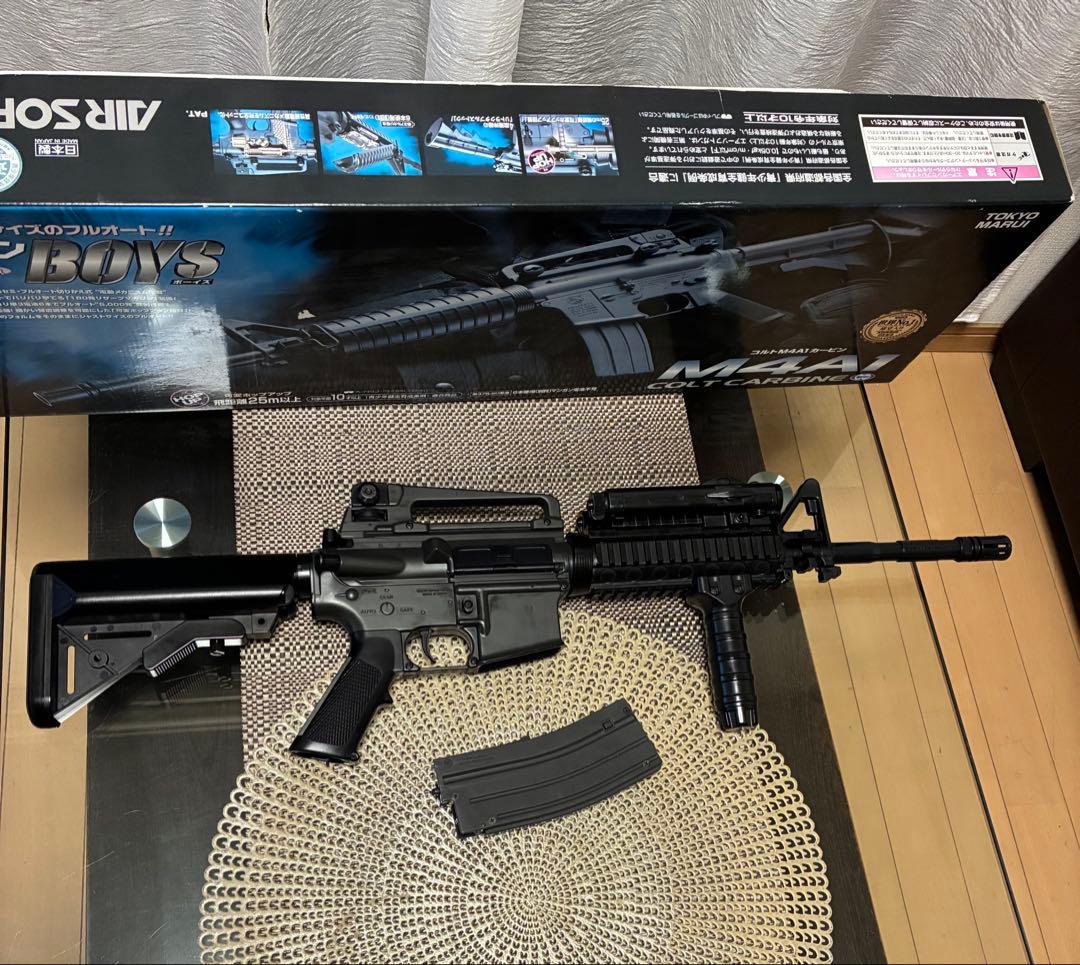 美品　東京マルイ カスタム品　M4A1 電動ガン　R.I.S.version