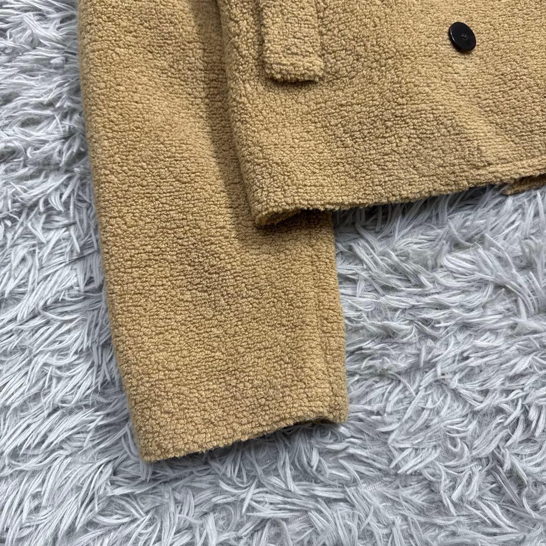 美品✨22AW セオリー 7万 TEDDY FLEECE ボアPコート キャメル - メルカリ