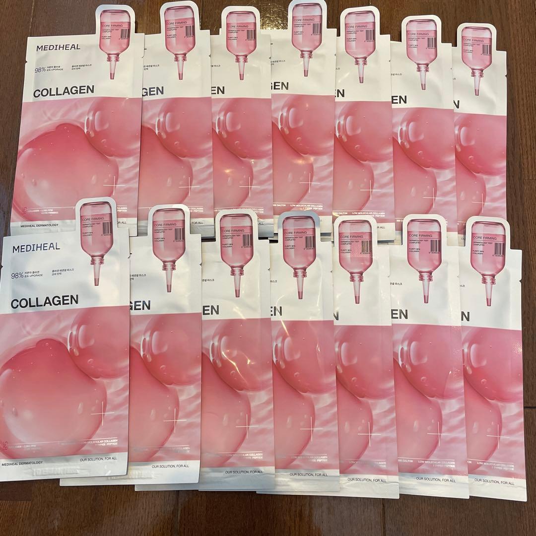 MEDIHEAL COLLAGEN フェイスマスク 14枚　2週間分セット MEDIHEAL コラーゲンエッセンシャルシートマスクコアファーミング 20枚
