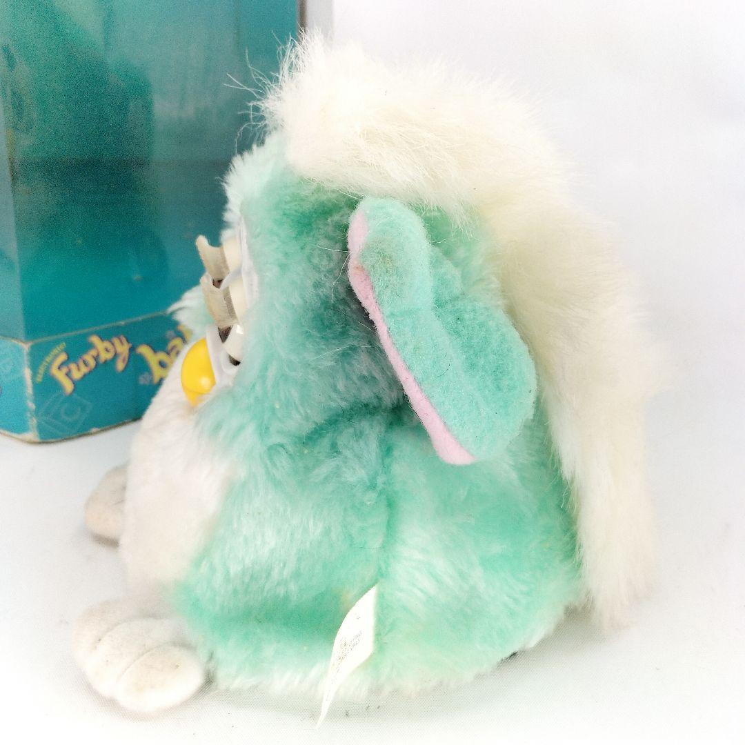 英語版 ファービーベイビー ブルー 水色 当時物 平成レトロ ジャンク品