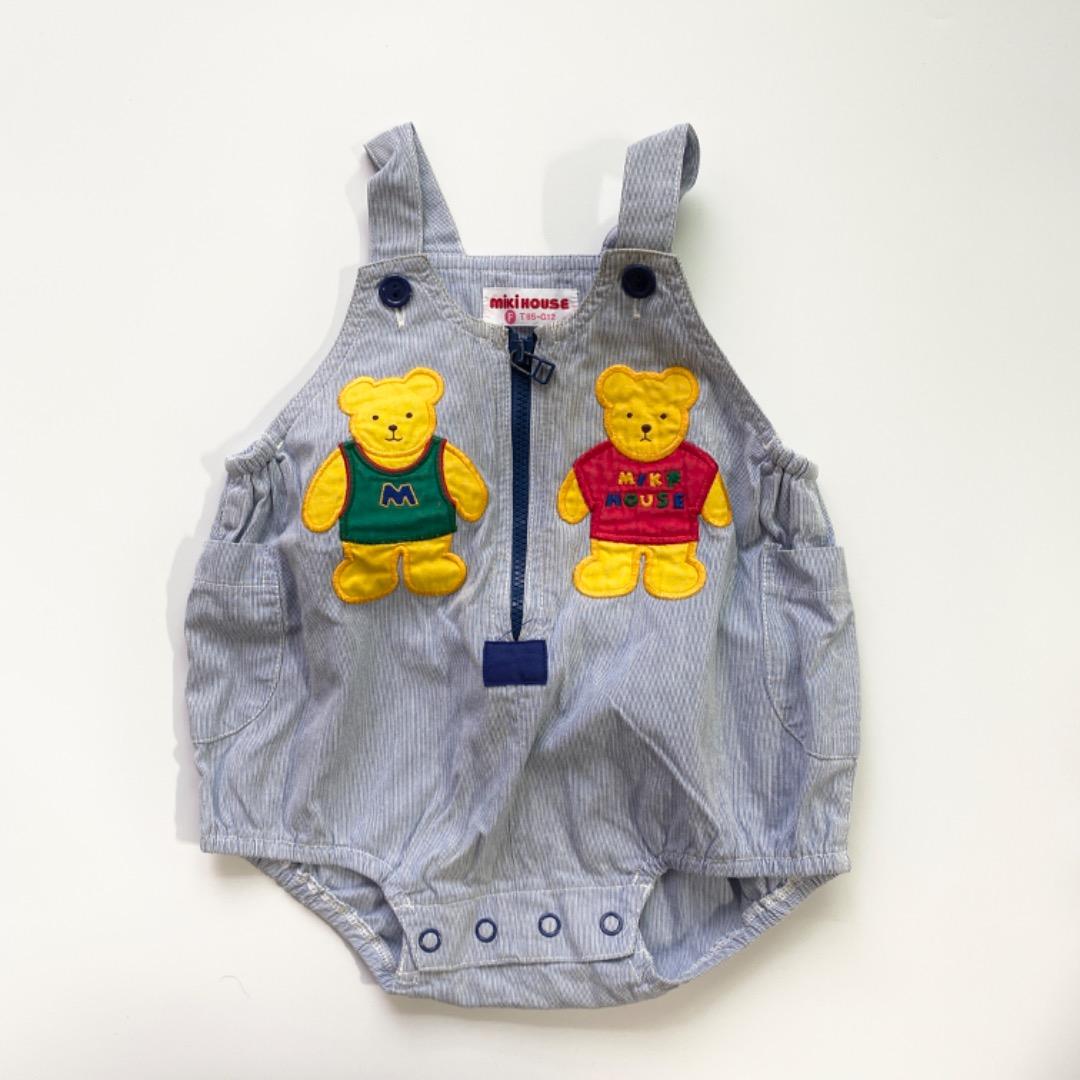 miki house ミキハウス ダルマオール 85 レトロだるまオール - メルカリ