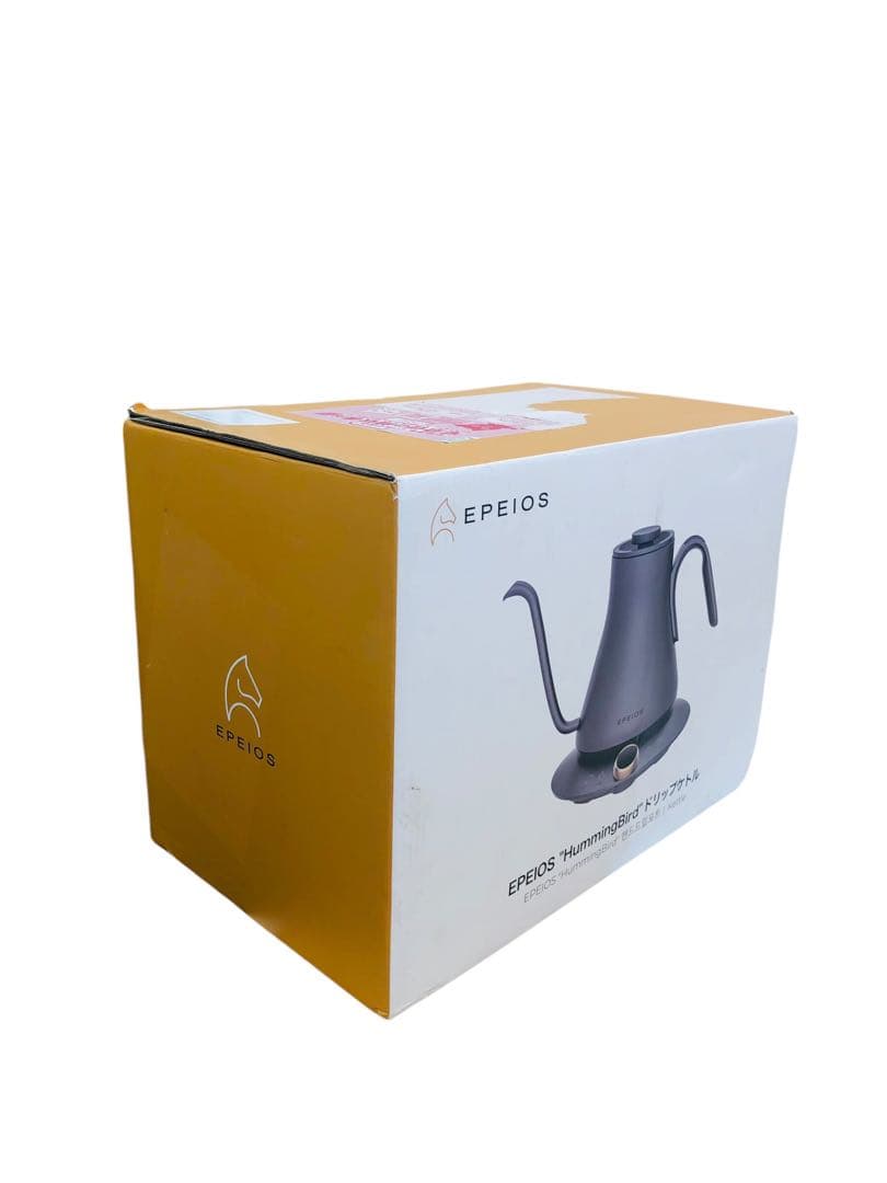 【開封済・未使用】エペイオス 電気ケトル 0.9L 1200W コーヒーポット