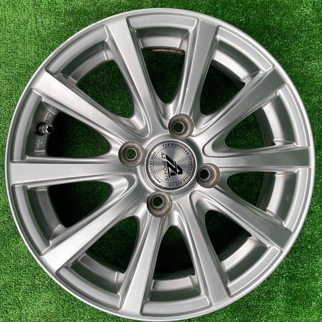 AZ SPORTS 14x4.5J +43 4H 100 4本 アルミホイール - メルカリ