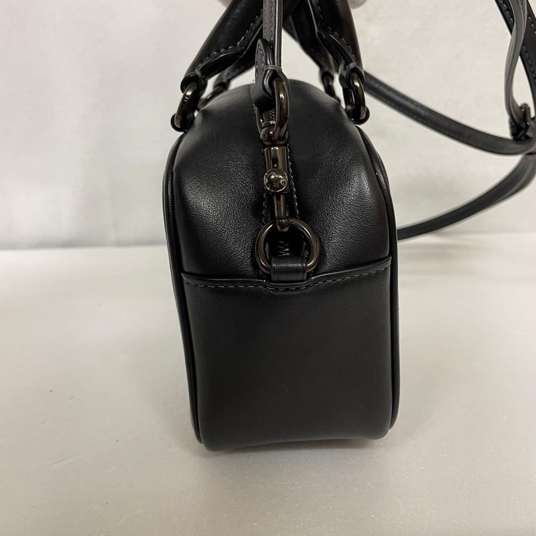 COACH サッチェルクロスボディ 2way ブラックレザー CT776 ST - メルカリ