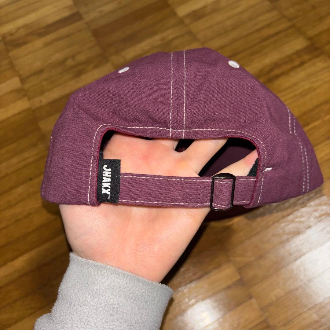jhakx キャップ 6パネル バーガンディ エンジ - メルカリ