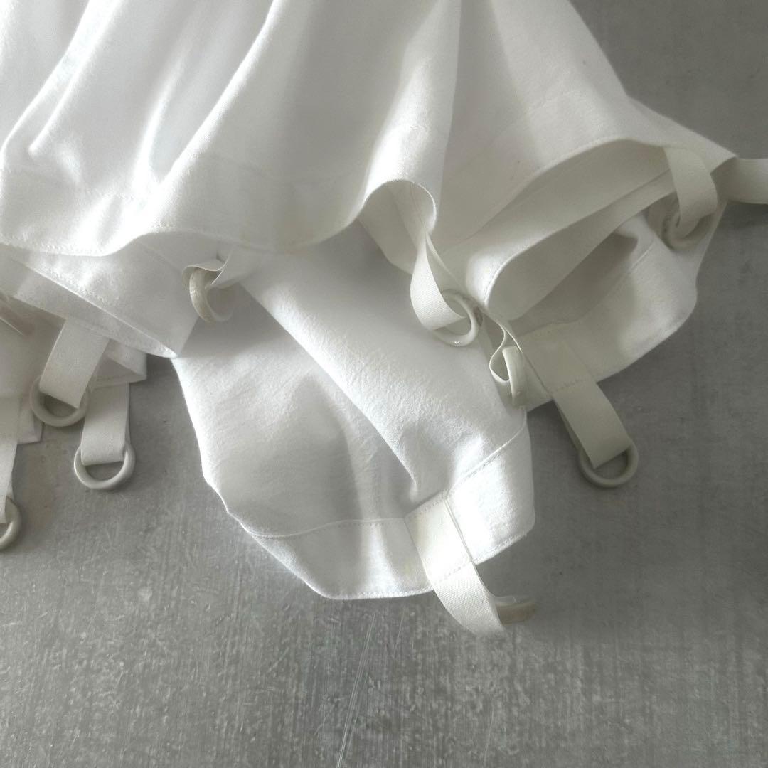 古道具/白磁リングの古布カーテン　丈短め 洗い込まれたアンティーク風ラミーリネン♪カフェカーテン サックス