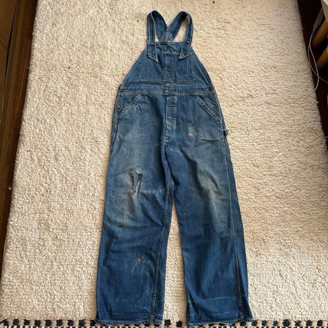 CAN'T BUST EM UNION MADE オーバーオール 楽天市場】濃紺 40年代 キャントバステム Can't Bust'Em デニム