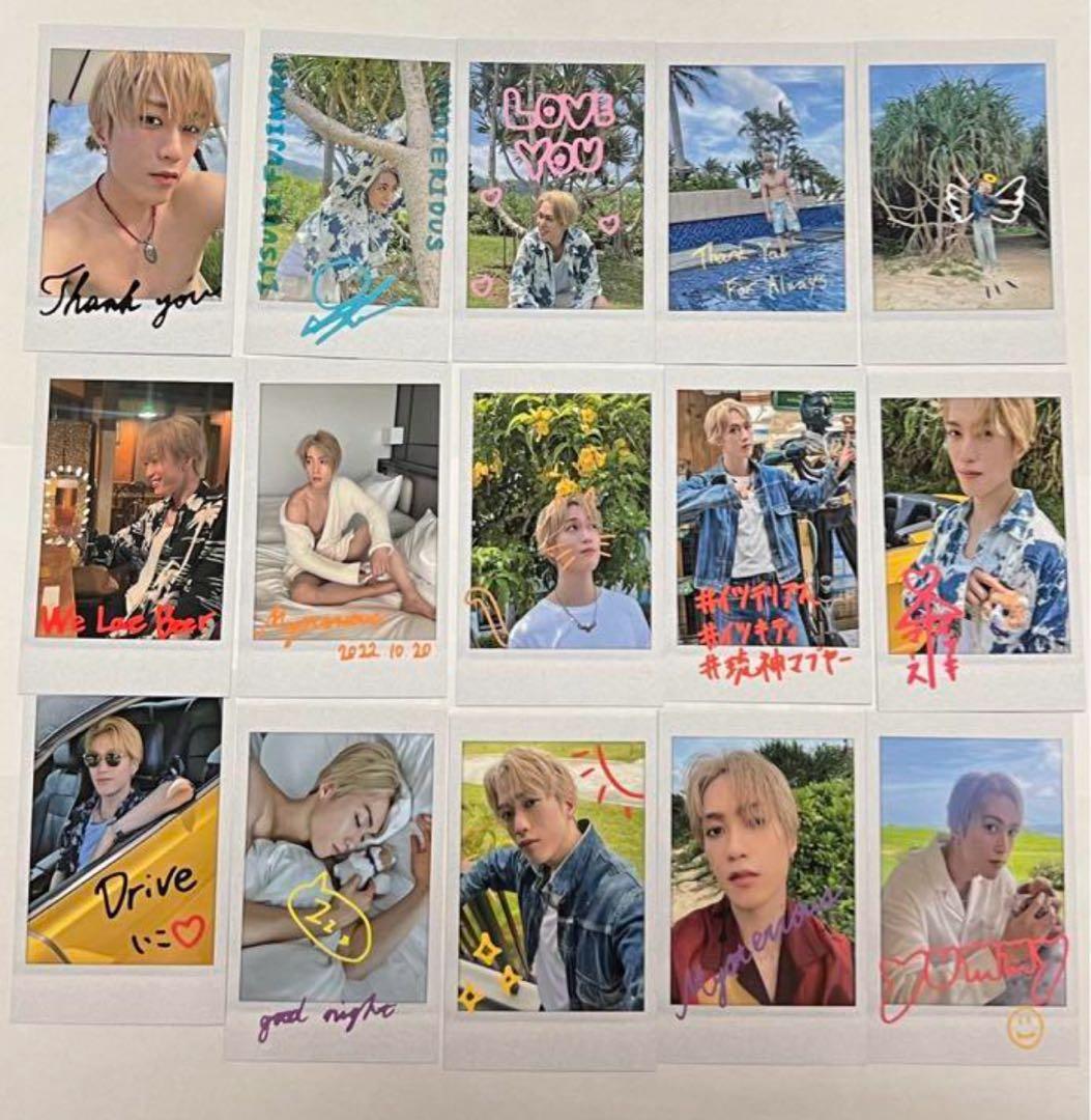 藤原樹 フォトカード チェキ風トレカ MYSTERIOUS コンプリートセット