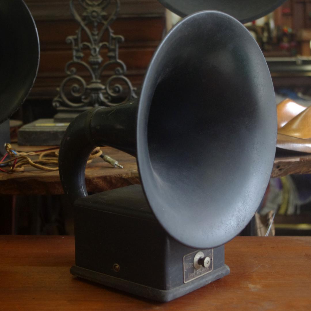ヴィンテージ ホーンスピーカー 米国 DICTOGRAPH製 ラジオ SP-01 ヴィンテージ ホーンスピーカー 米国 DICTOGRAPH製 ラジオ SP-01
