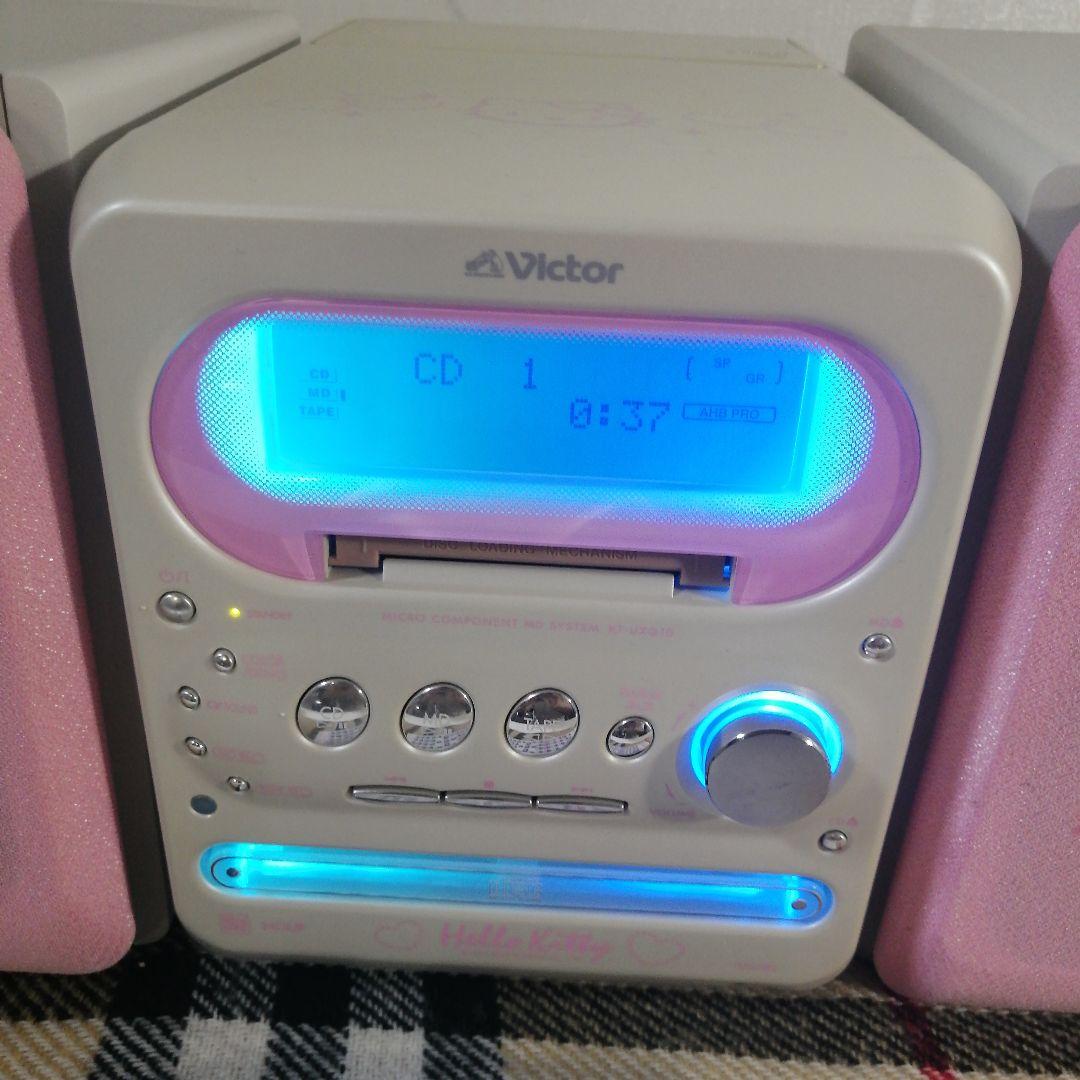Victor Hello Kitty CDプレーヤーコンポ CA-KTUXQ10 - メルカリ