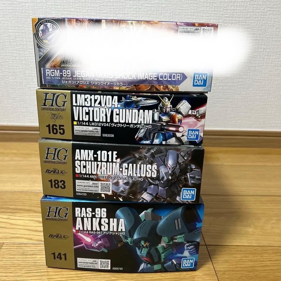 HGUCガンプラ4点まとめ売り HGUC 機動戦士ガンダムZZ ガンプラEXPO限定 MSZ-010 ダブルゼータ