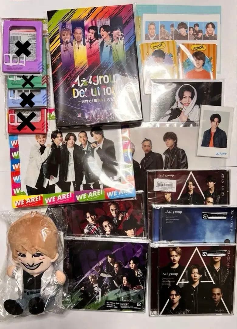 Aぇ! group CD Blu-ray グッズ　ぬい　写真　まとめ売り ○Aぇ! group はぴぬいcollection ×××××.POP UP STORE(店舗