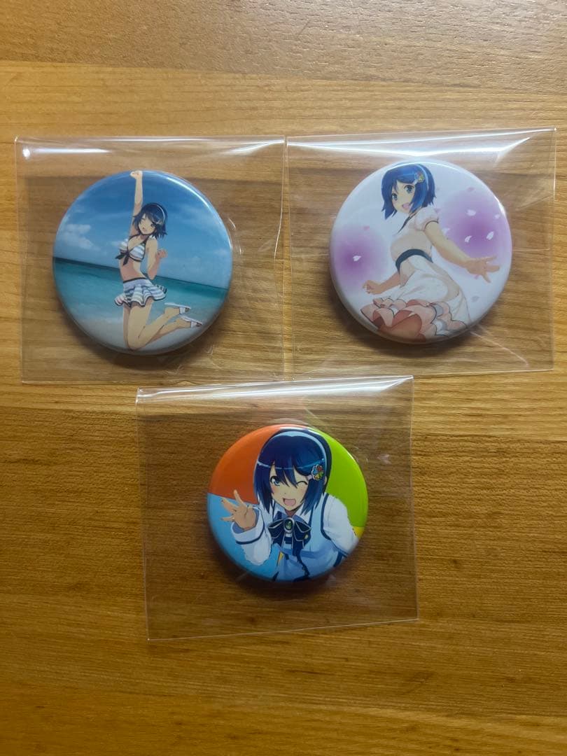 窓辺ななみ　缶バッジ　3種セット 缶バッジ「3年Z組銀八先生」04/お菓子パーティーver. コンプリート