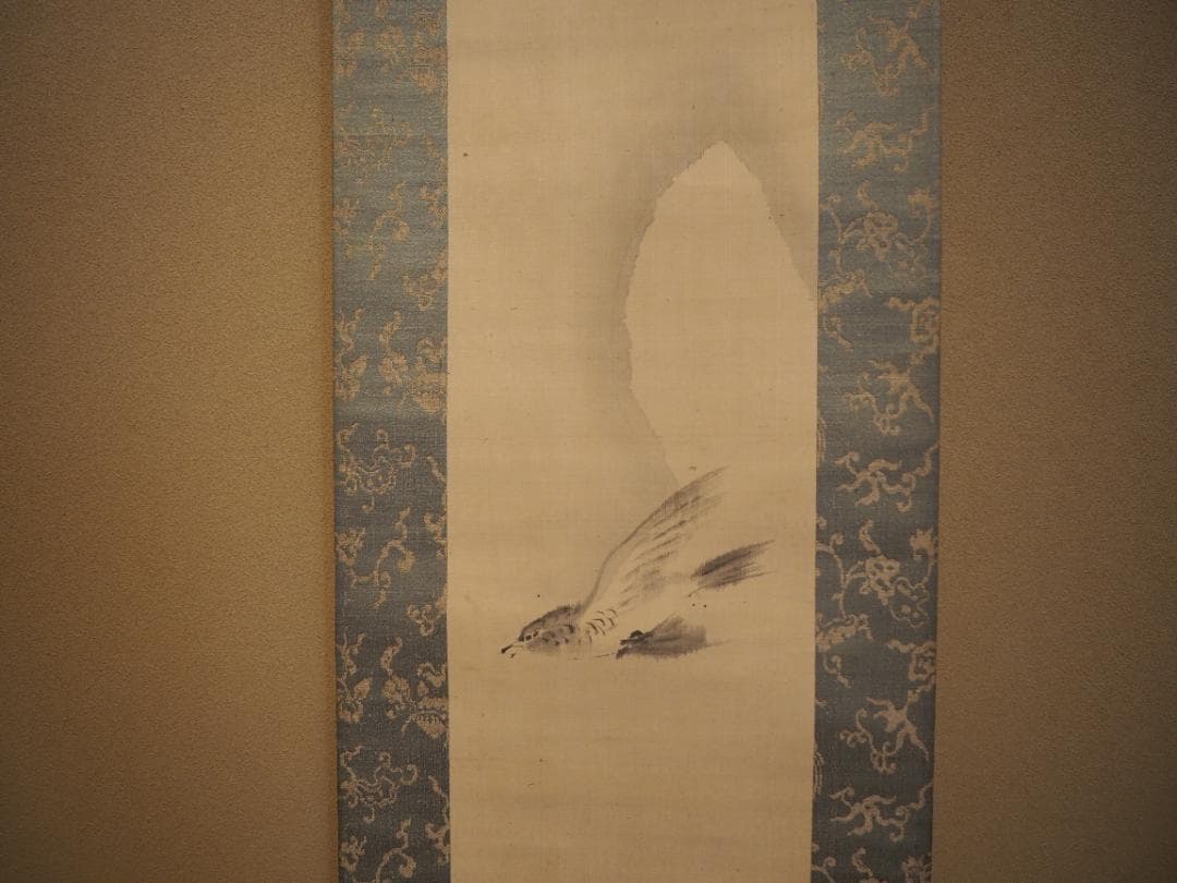 森寛斎自筆『月に杜鵑図』掛軸（極箱） - メルカリ