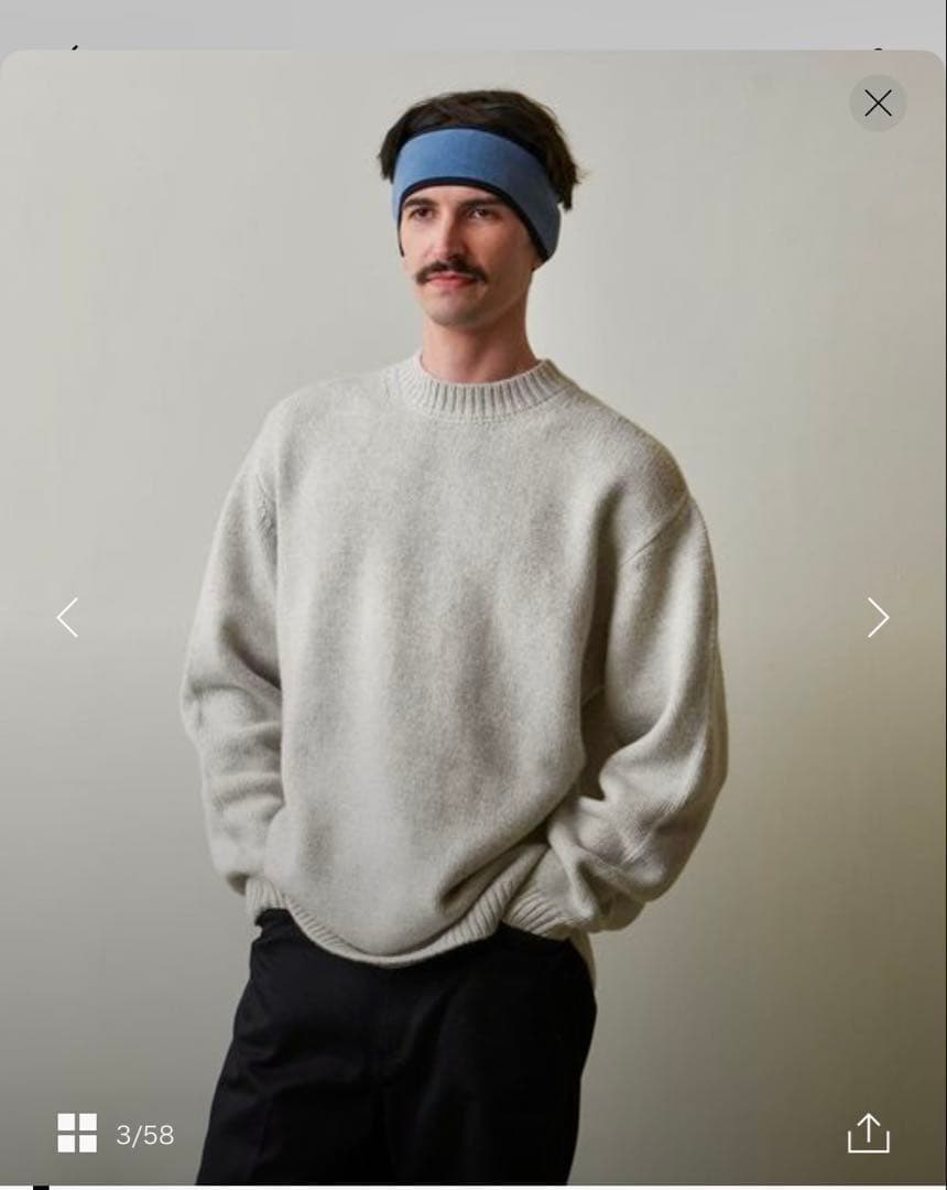 Steven Alan ハミルトンラムズウール モックネック ニット