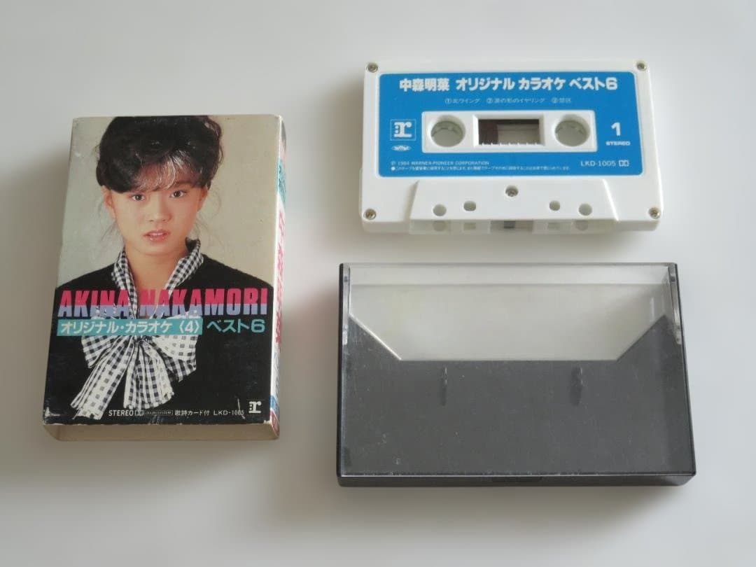 カセットテープ 中森明菜 オリジナルカラオケ ベスト6 - メルカリ