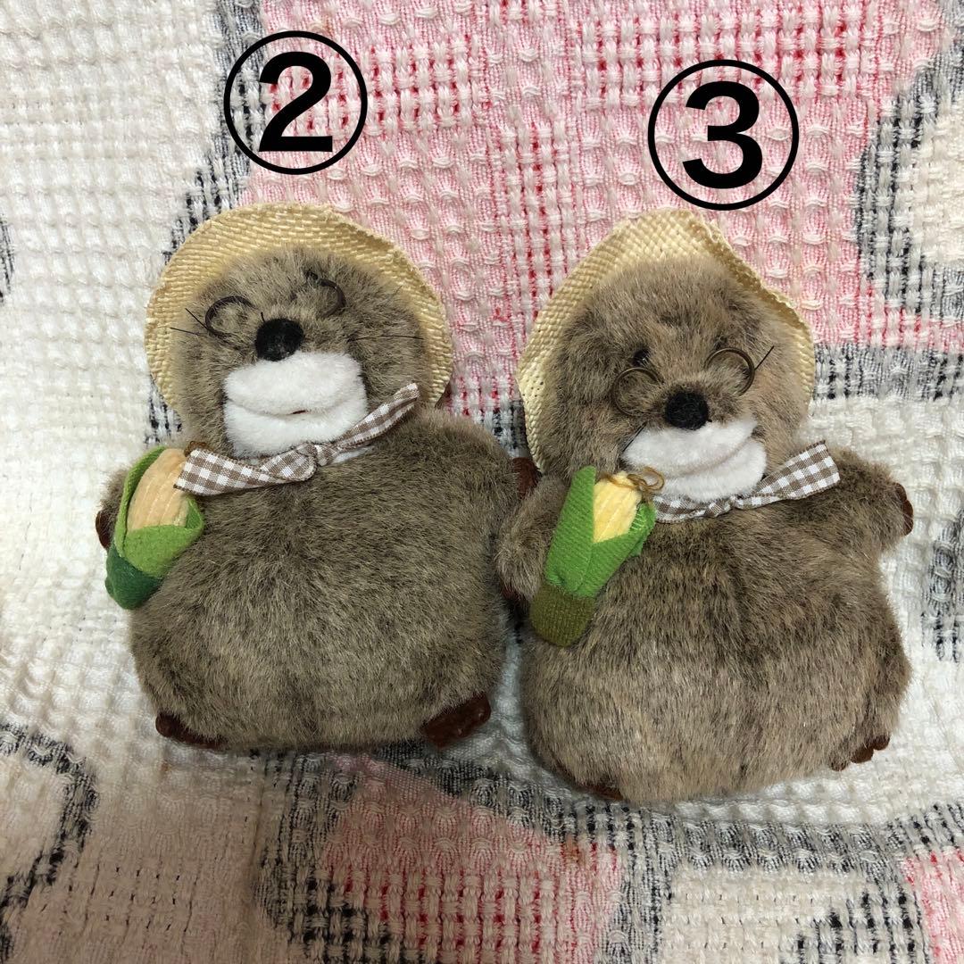 昭和レトロ ナカジマ Heart＆Heart アンクル・モグ ぬいぐるみ 5こ