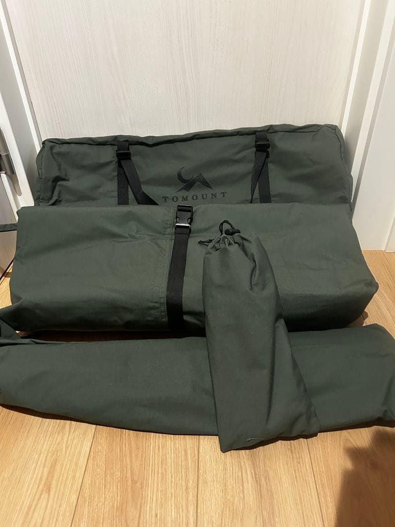 [新品未使用品]TOMOUNT ワンポールテント 1.7m TC テント煙突穴付