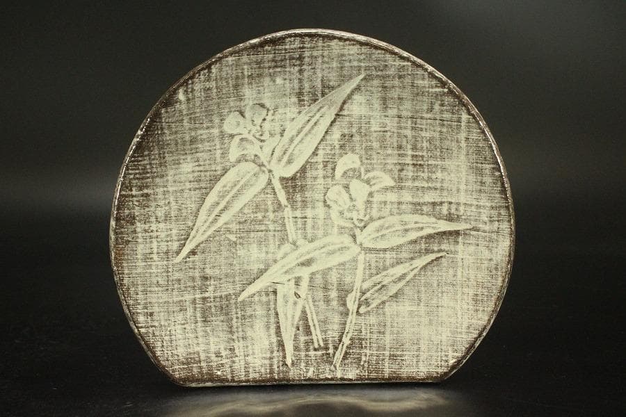 吉向焼 半月銘々皿 五枚 吉向陶荘 共箱(メ1533) - メルカリ