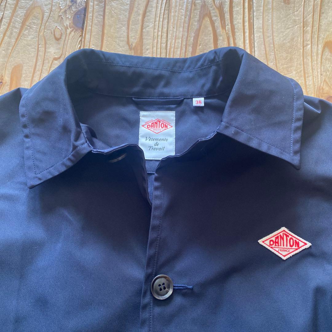極美品！DANTON ステンカラーコート ネイビー 日本製 サイズ38 - メルカリ