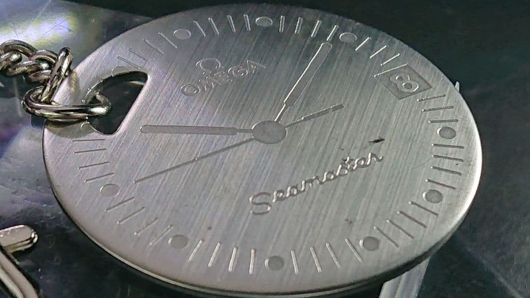 5.OMEGA/オメガ【SEAMASTERシーマスター文字盤】キーリングチャーム