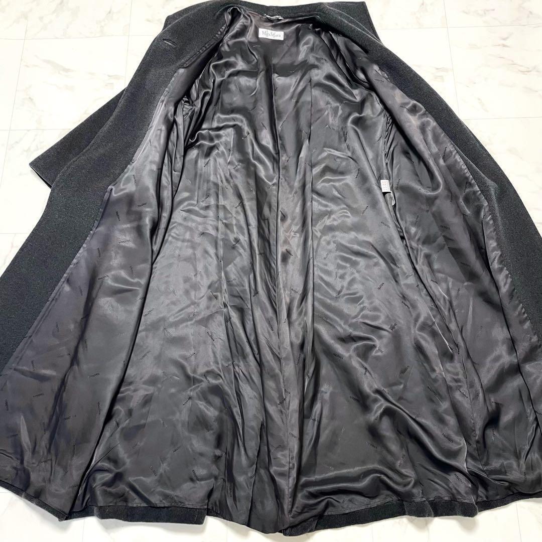 マックスマーラ 白タグ イタリア製 カシミヤ混 ロングコート