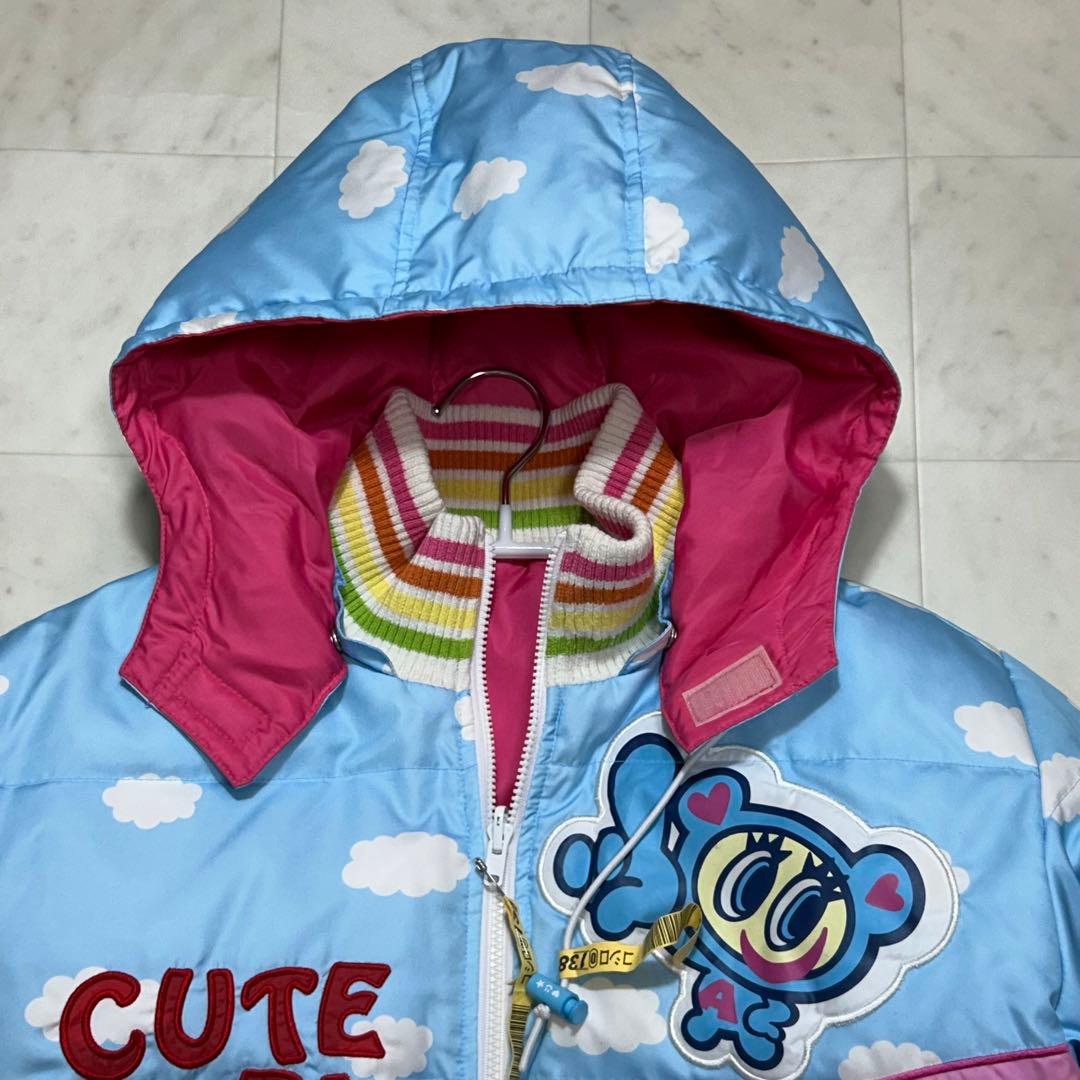 エンジェルブルー ダウンジャケット リバーシブル 中村くん キッズ