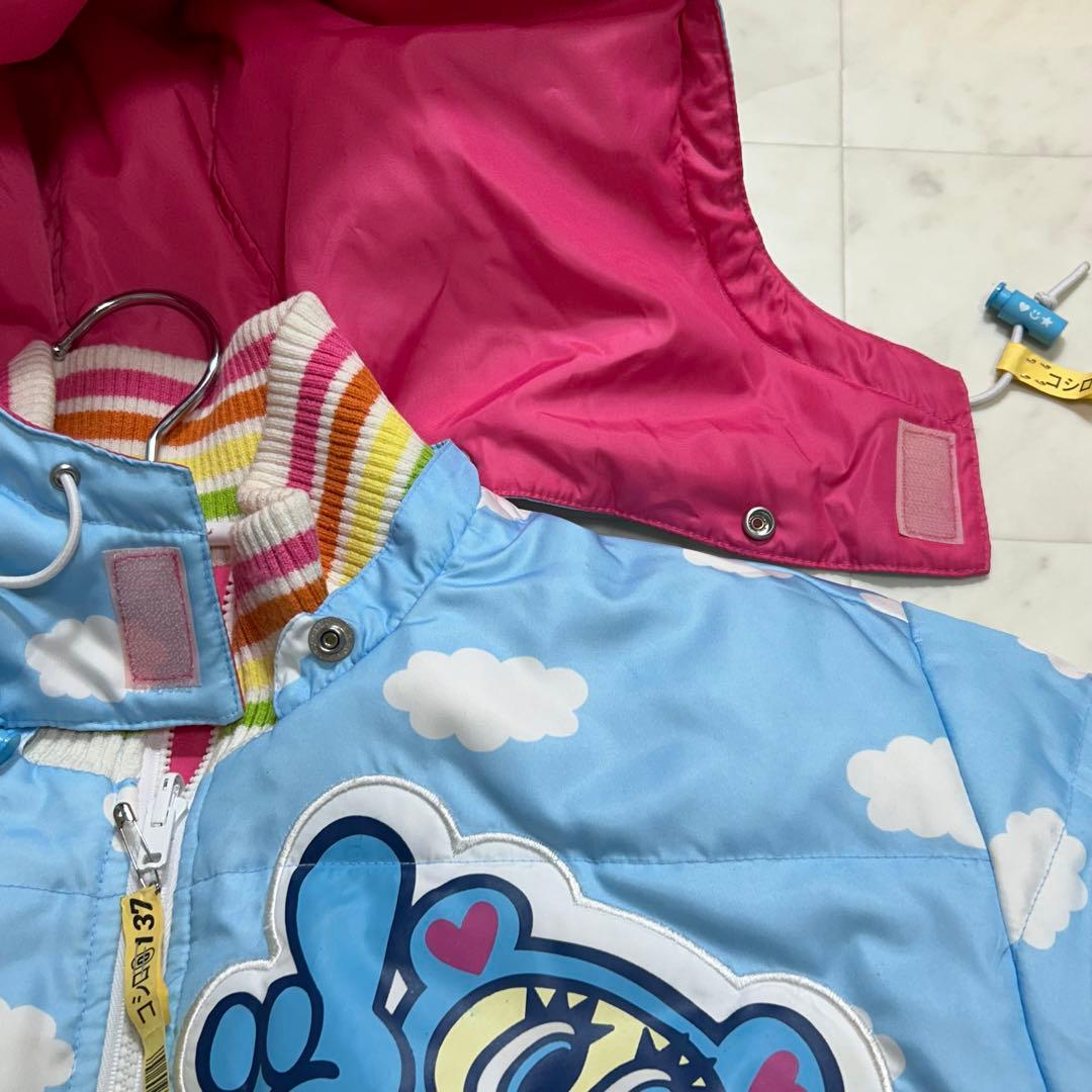 エンジェルブルー ダウンジャケット リバーシブル 中村くん キッズ