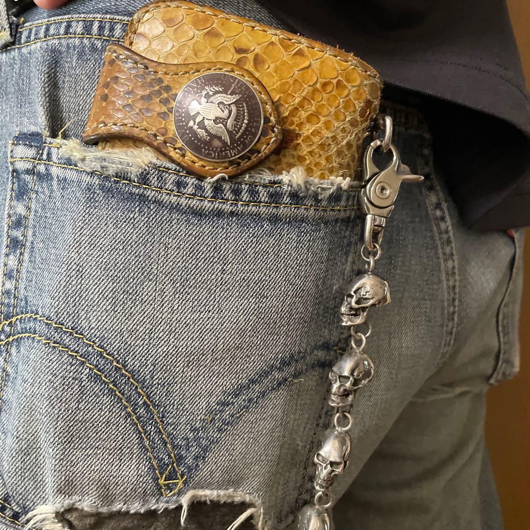 黒田和克♥スカル・ウォレットチェーン♥