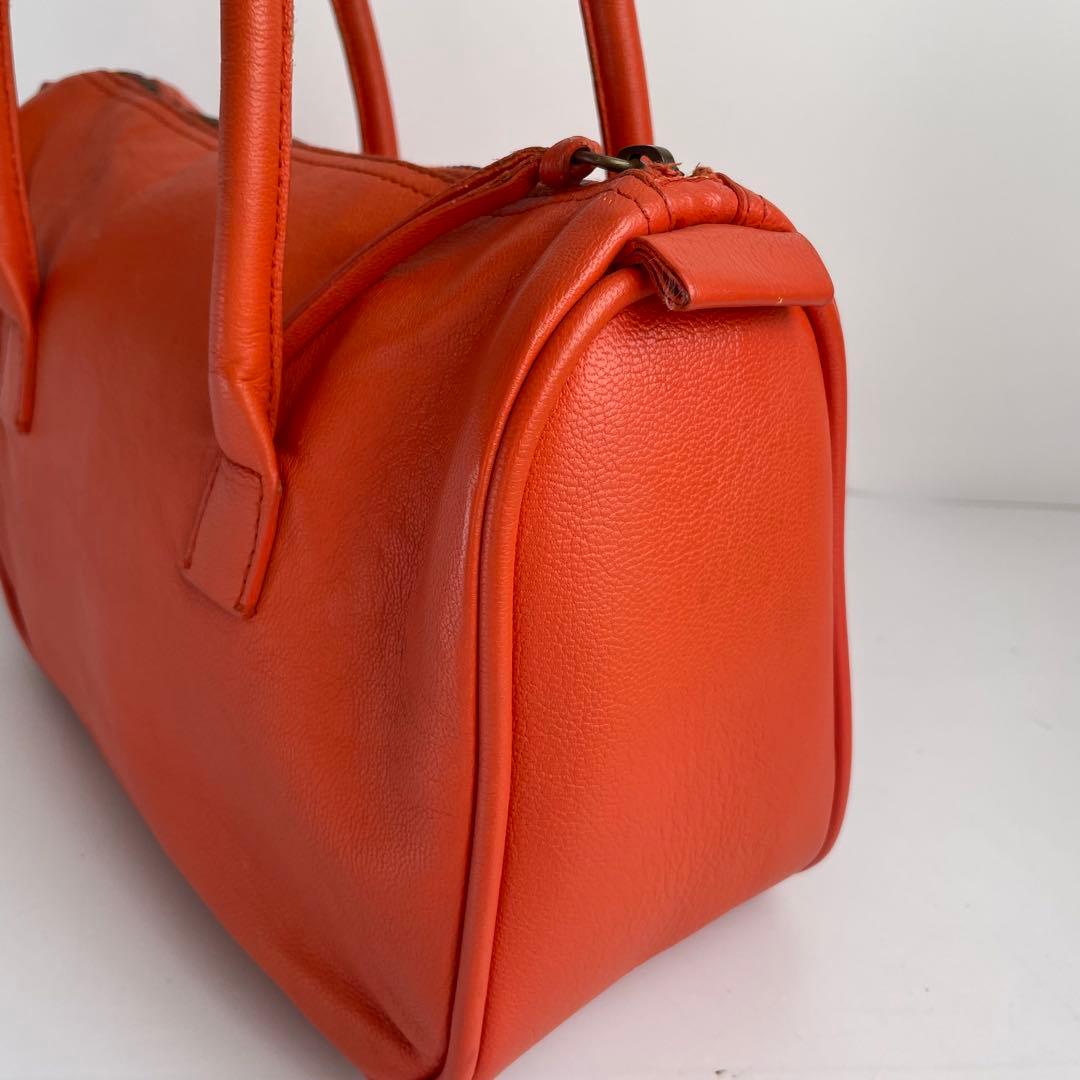 ✨極美品✨ MIUMIU ハンドバッグ レザー アーカイブ オレン