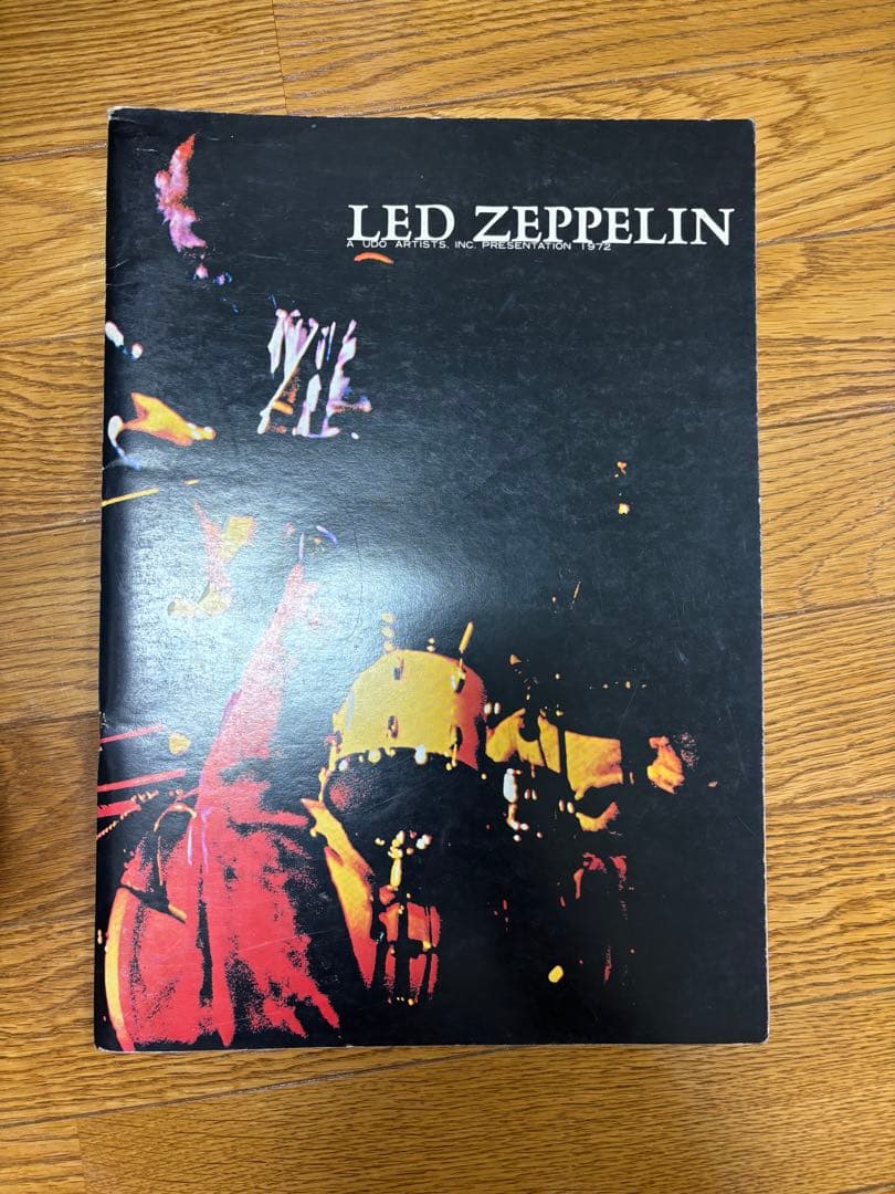 【コレクターズアイテム】 レッド・ツェッペリン1972年 日本公演 パンフレット 1972年 レッド・ツェッペリン Led Zeppelin 再来日公演 コンサート