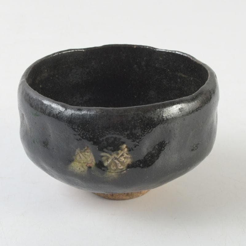 茶道具　楽吉左衛門　黒楽数印茶碗　V　9668 Yahoo!オークション -「楽吉左衛門茶碗」(茶道具) (京焼)の落札相場