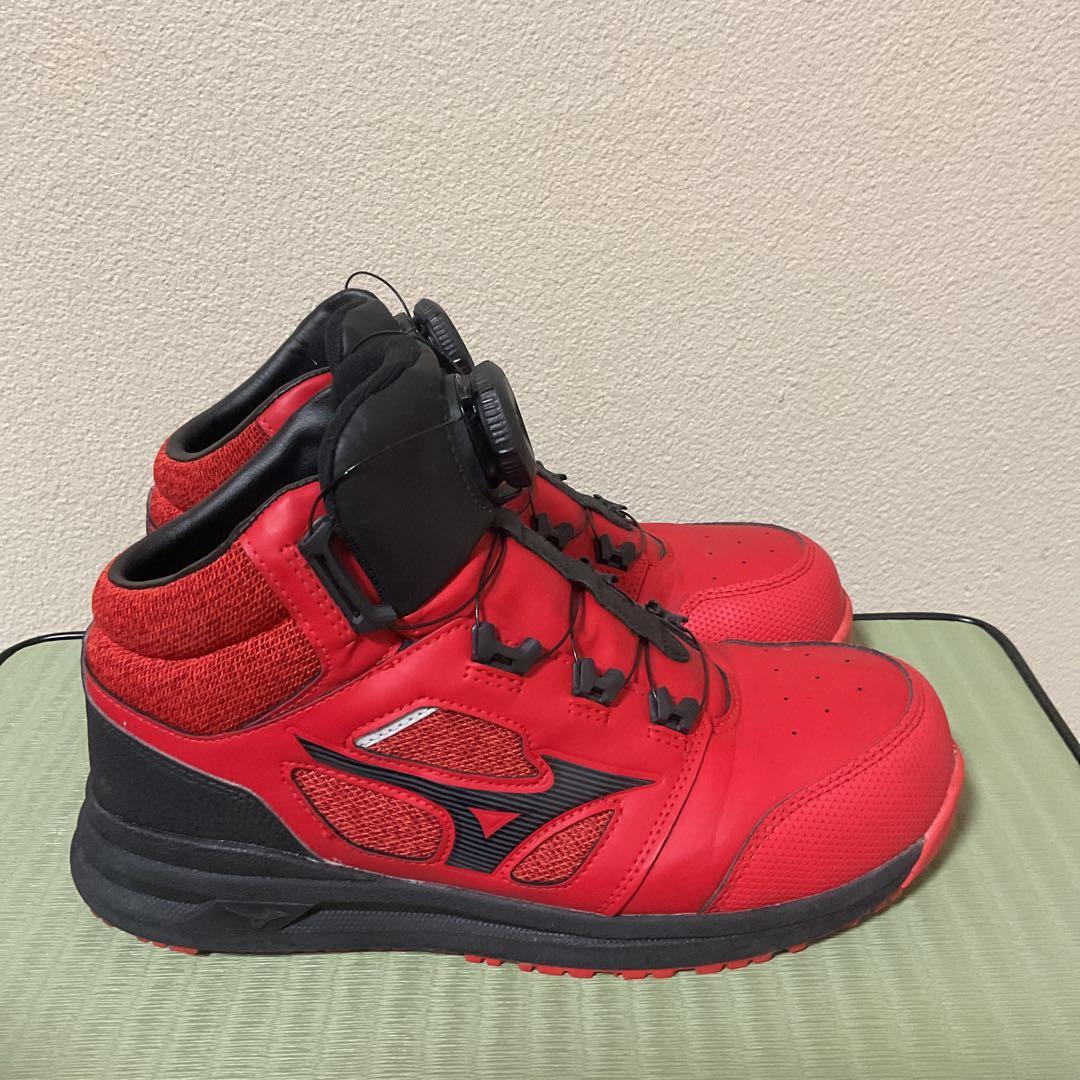 【美品】Mizuno ボアシステム 安全靴 F1GA220362 25.5cm