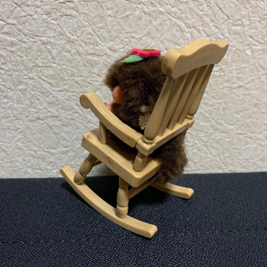 レア‼️ 昭和レトロ 希少 モンチッチ ブルーアイ ぬいぐるみ 椅子