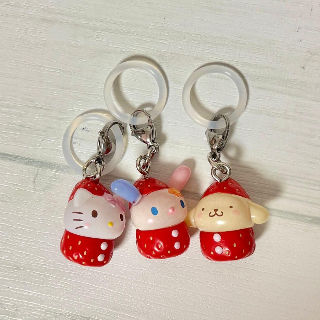いちごめじるしアクセサリー キティ＆ウサハナ＆ポムポムプリン - メルカリ