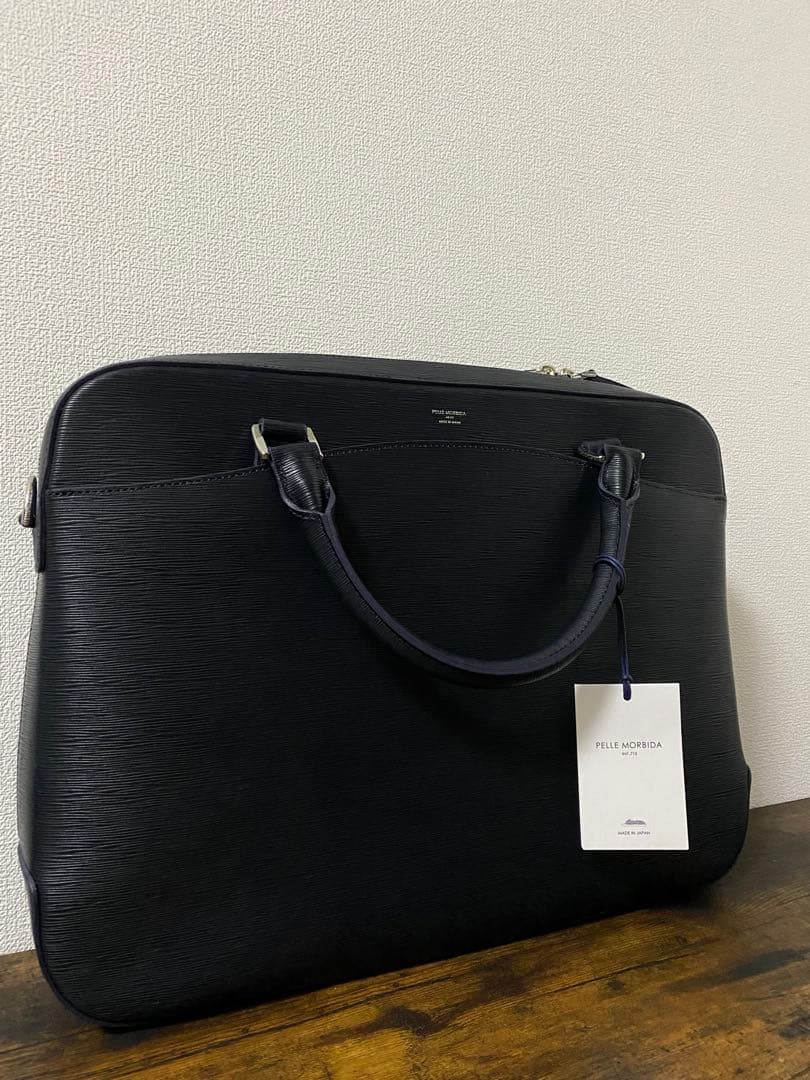 PELLE MORBIDA ビジネスバッグ ブラック - メルカリ