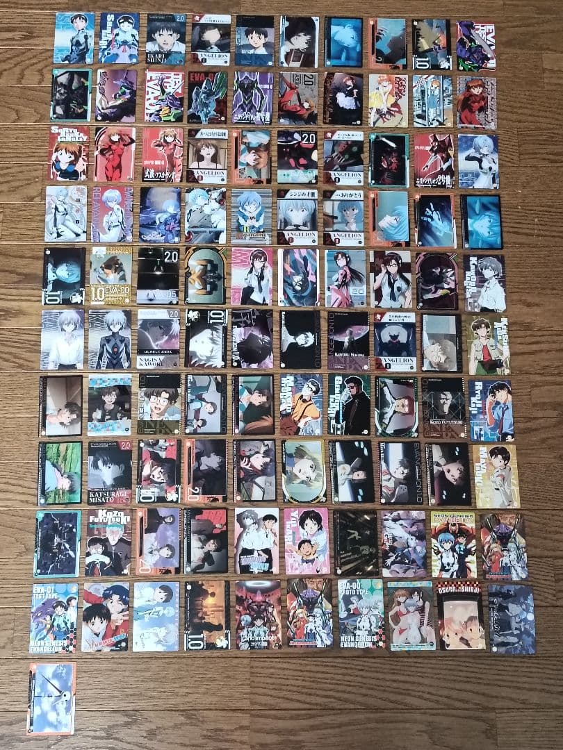 エヴァンゲリオン　カード　計101枚 List of Japanese Neon Genesis Evangelion [UNION ARENA] Singles