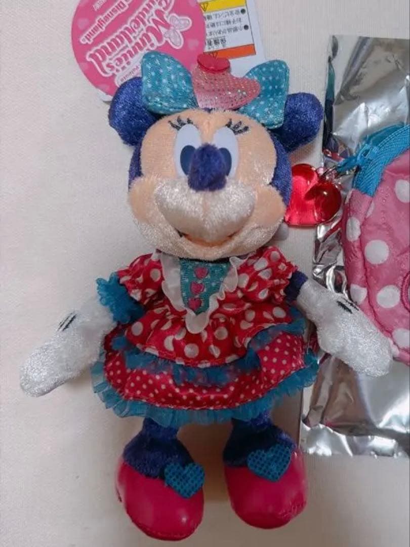 ミニーのファンダーランド ぬいぐるみバッジ カプセルトイ ポーチ