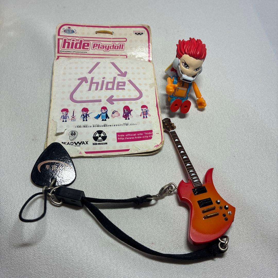 hide Playdoll & ギター型ストラップ - メルカリ