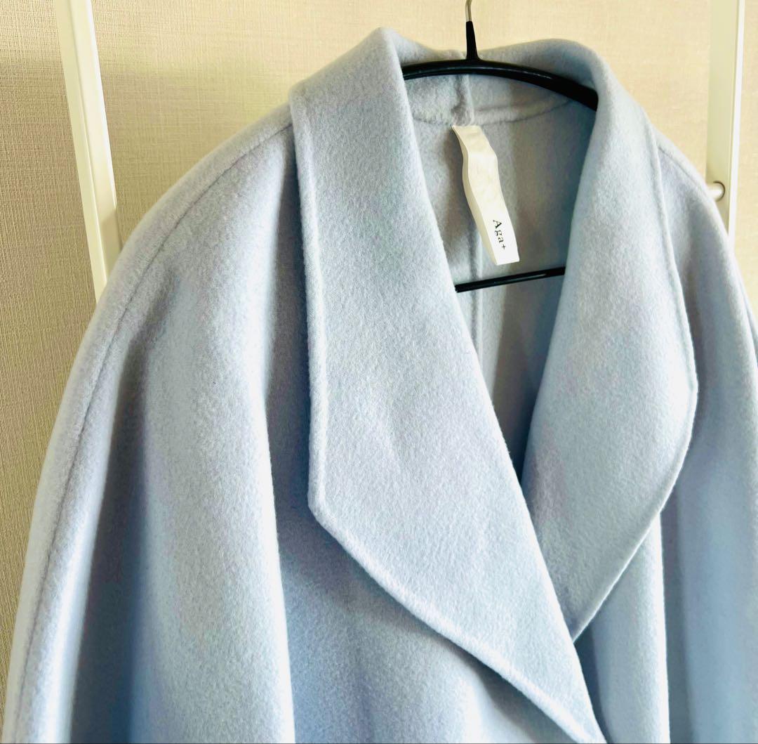 新品Aga➕アーガプラス ケープコートポンチョM38 日本製尾州ウール