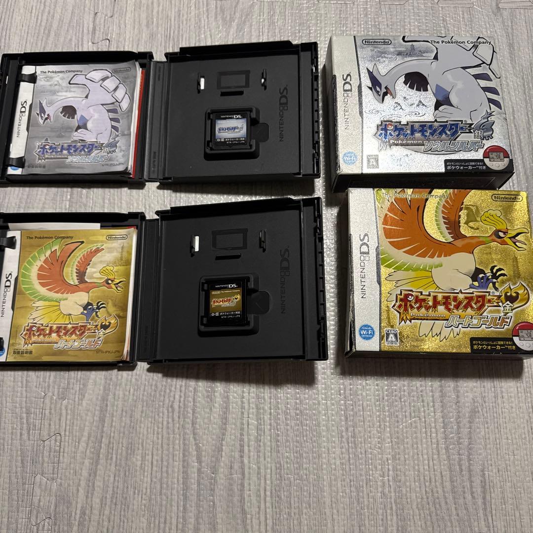 ポケットモンスター ハートゴールド・ソウルシルバー セット　ポケウォーカー欠品 ポケットモンスターハートゴールド ソウルシルバー ポケウォーカー