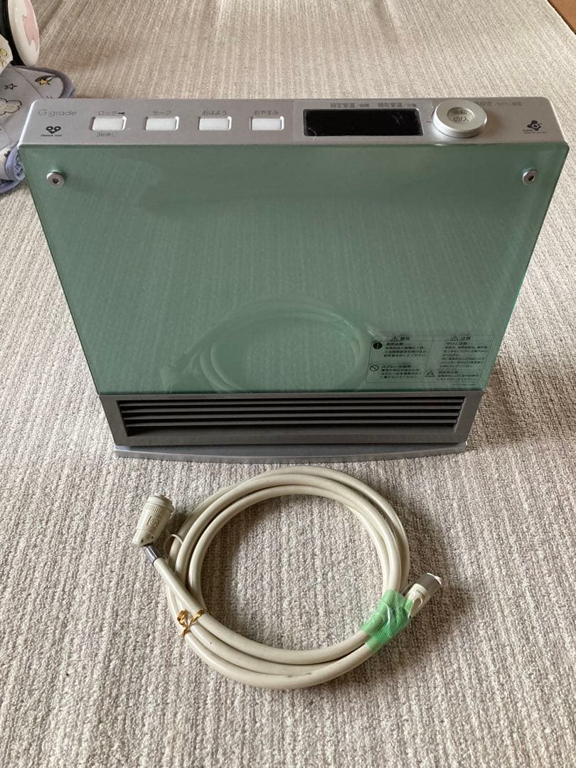 大阪ガス ガスファンヒーター ガラスパネル GS-20G1G 幅約50cm - メルカリ