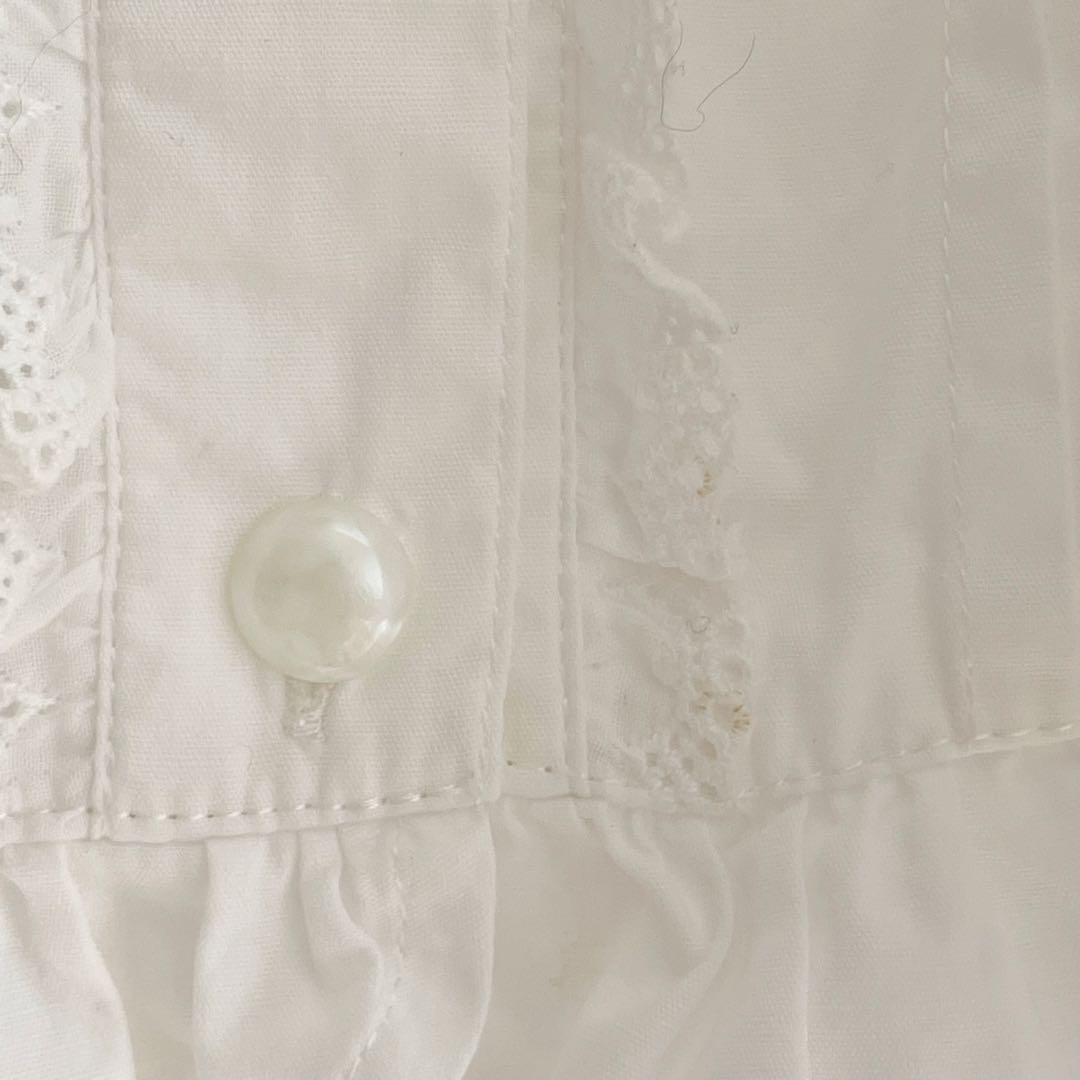 アンジェリックプリティ 長袖 半袖 リバーシブル 綿レース ブラウス